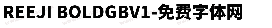 REEJI BOLDGBV1字体转换